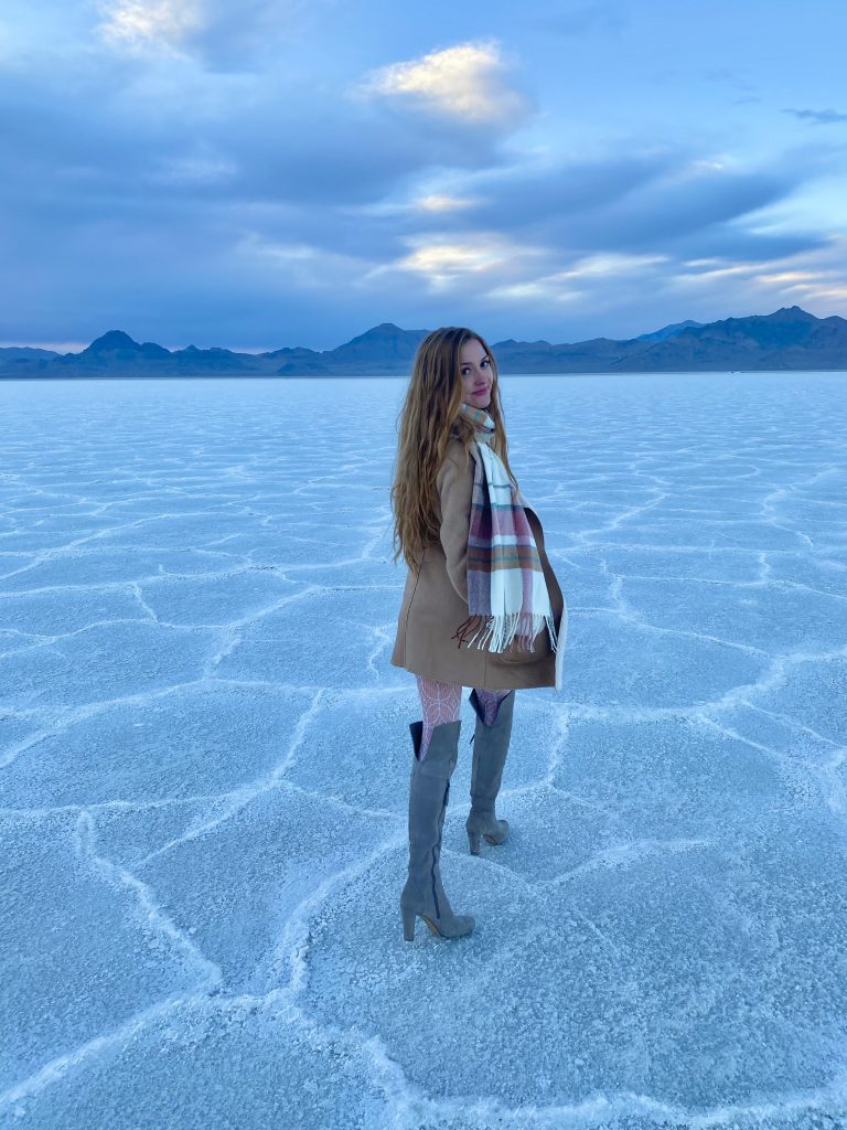 Bonneville Salt Flats on my Utah Road Trip