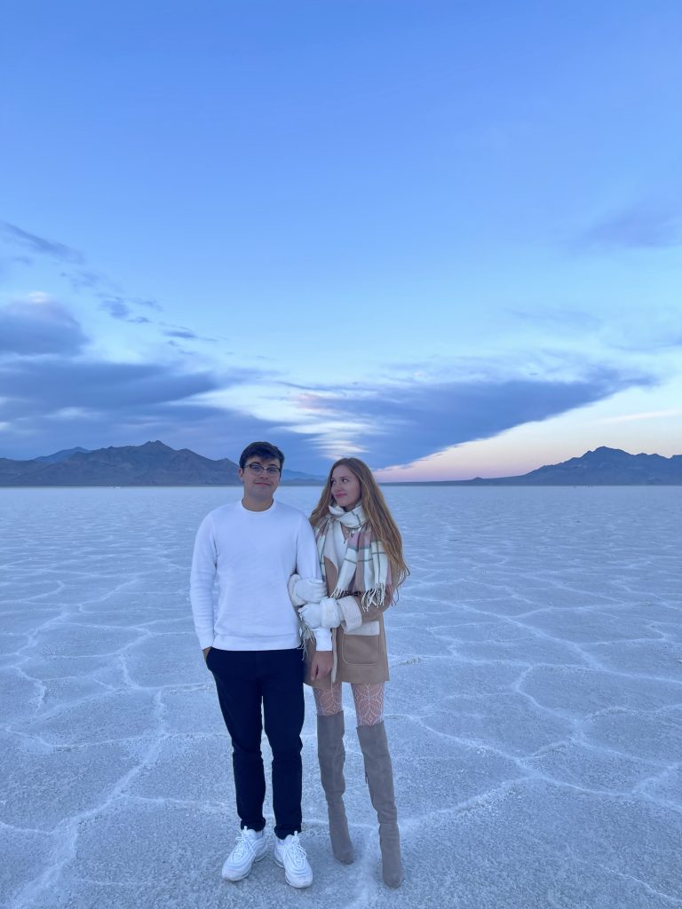Bonneville Salt Flats on my Utah Road Trip