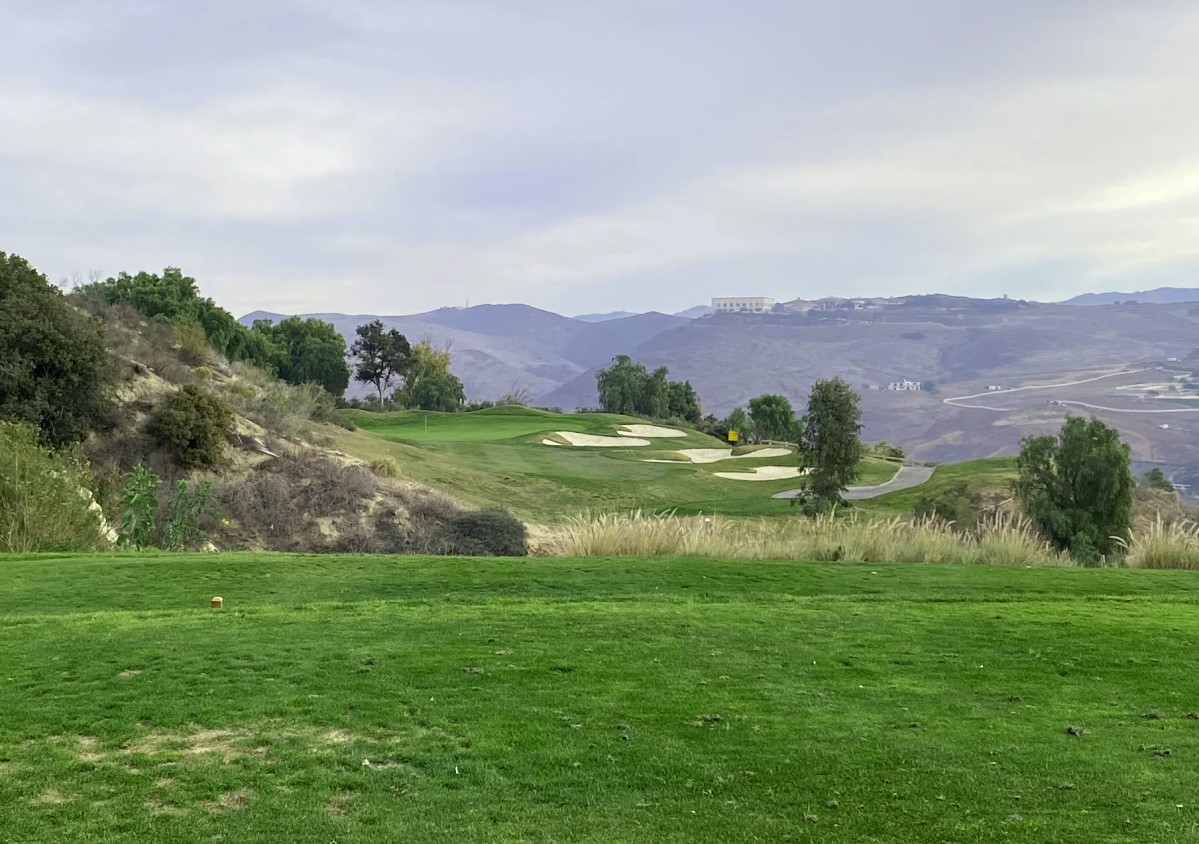 11th Hole with Reagan Library in the background