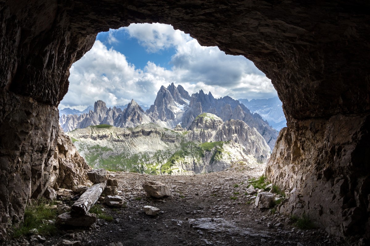 In the peaks of Tre Cime di Lavaredo
